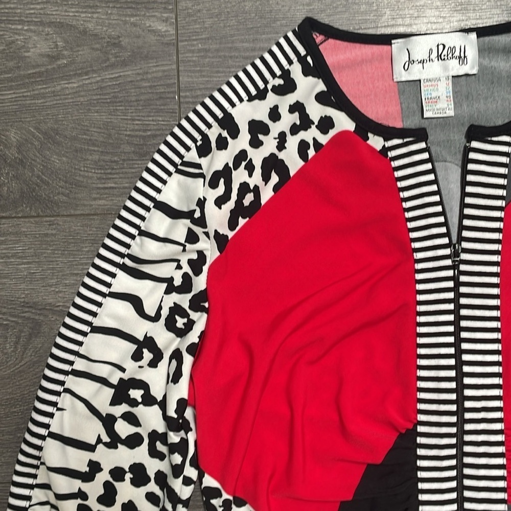 Joseph Ribkoff zip up blouse - Picture 4 of 10